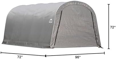 Garage-in-a-Box 12 x 20 x 8 ft. Roundtop Replacement Cover (Frame Not Include...