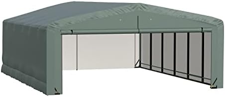ShelterLogic ShelterTube Garage & Storage Shelter, 20' x 27' x 10...