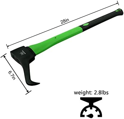 Pickaroon, Hookaroon Forged Steel, with Anti-Slip & Shock Reduction Grip,...