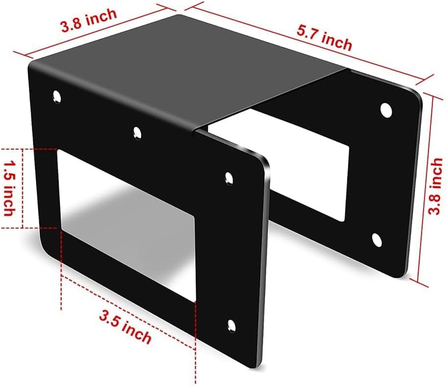 8 Pack Adjustable Firewood Log Storage Rack Bracket