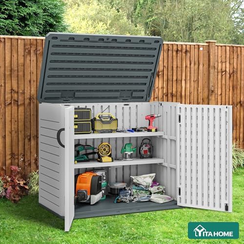 YITAHOME Resin Storage Shed Shelves for 35 Cuft Horizontal Storage Sheds, 47 ...