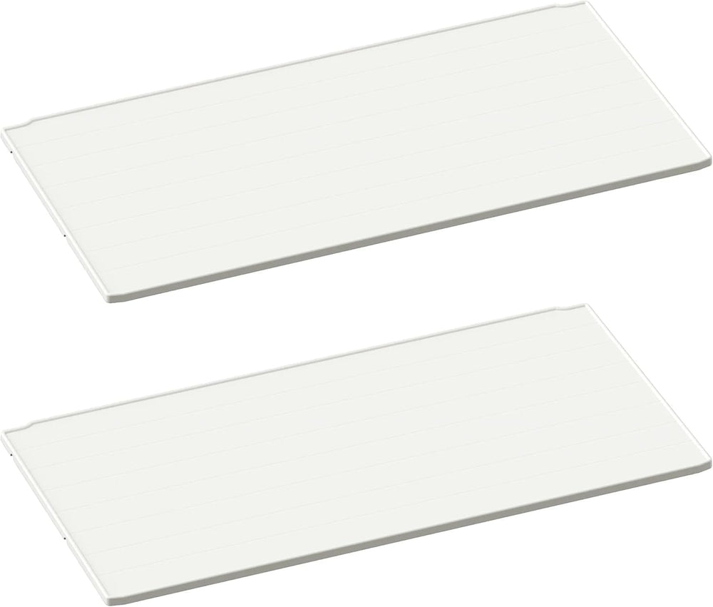 Greesum 2 Shelves of 26/50 Cuft Outdoor Storage Cabinet & Box, White