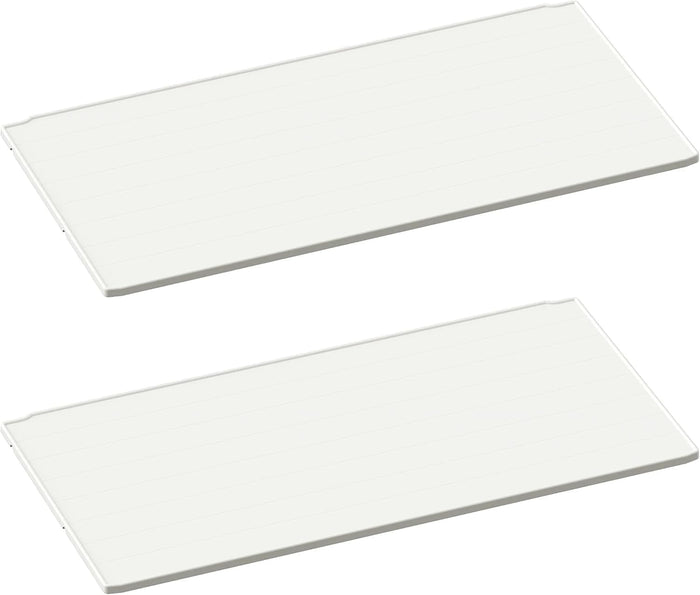 Greesum 2 Shelves of 26/50 Cuft Outdoor Storage Cabinet & Box, White