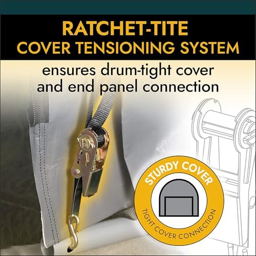 Garage-in-a-Box 12 x 20 x 8 ft. Roundtop Replacement Cover (Frame Not Include...