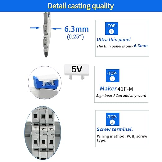 10Pcs 5 Volt Relay Miniature Power Relay 5V DC 6Amp SPDT