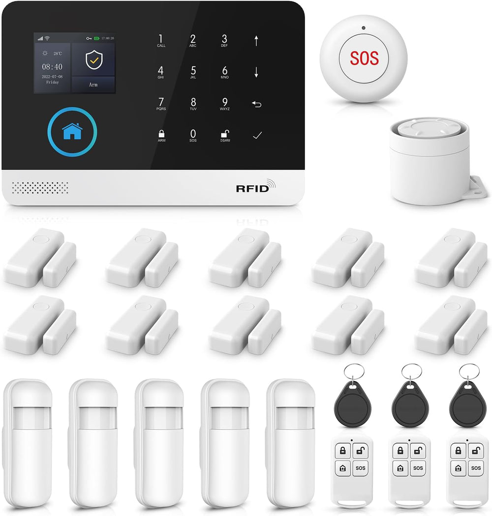 LWOHSI WiFi Alarm System, Wireless Home Security Systems