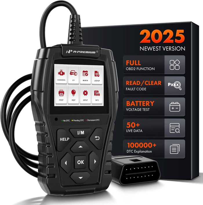 A-Premium AD200 Professional OBD2 Scanner Car Diagnostic Tool, OBDII EOBD Code
