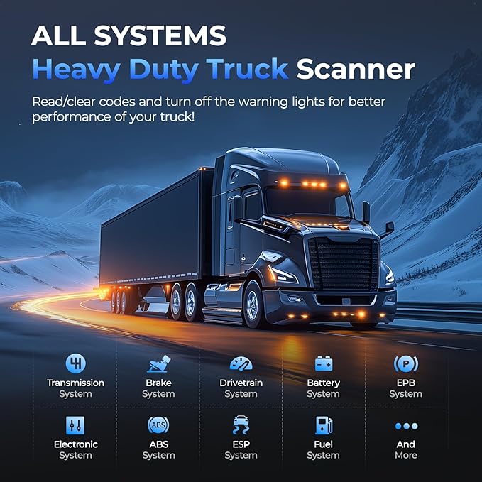 NEXAS Heavy Duty Truck Scanner NL102 Full System Diesel Truck Scan Tool