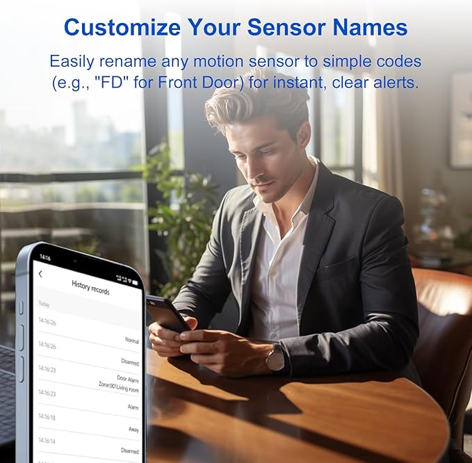 WiFi Wireless Alarm System for Home Security (8pcs)