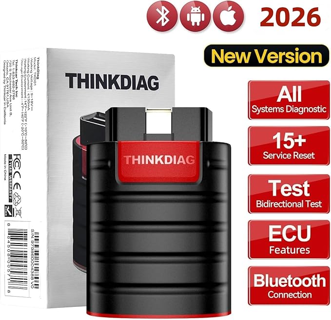 Thinkdiag OBD2 Scanner Bluetooth Full System Bidirectional Diagnostic Scan Tool