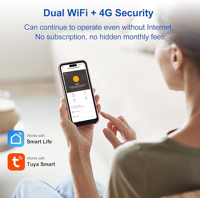WiFi Wireless Alarm System for Home Security (8pcs)