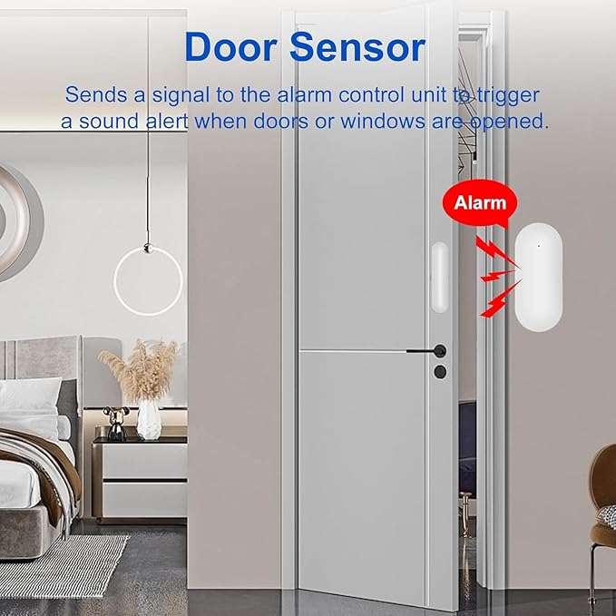 WiFi Wireless Alarm System for Home Security (8pcs)