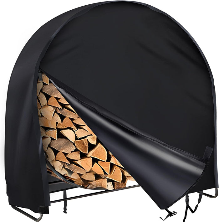 Firewood Round Rack Cover, 40" Outside Log Hoop Cover Wood Pile Rain Covers