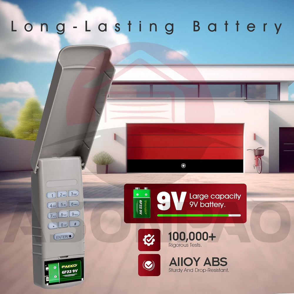 10 Dip Switch MultiCode Gate Opener Keypad 4200/420001 300MHZ