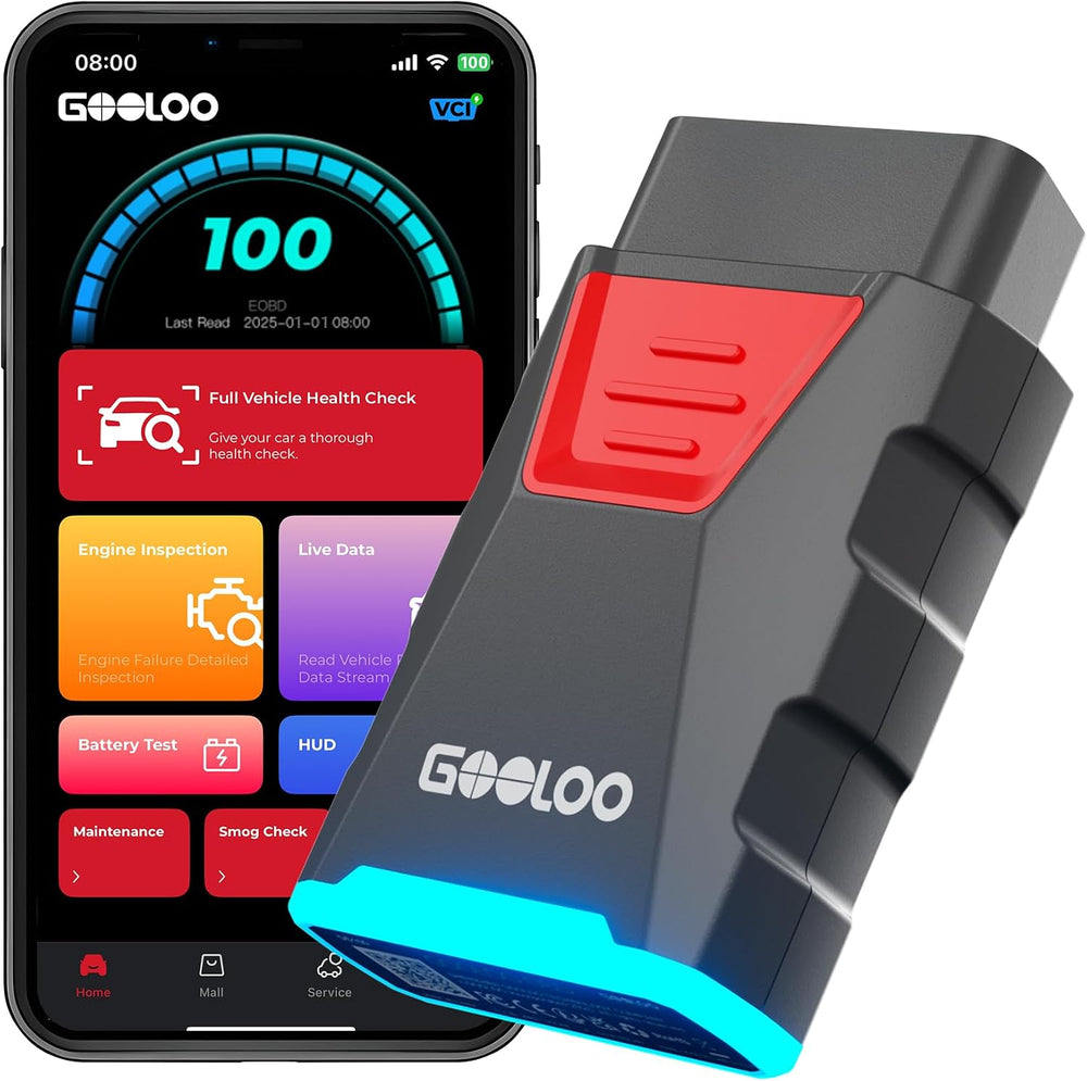 GOOLOO DEEPSCAN DS100 OBD2 Scanner Bluetooth,All System Diagnostic Tool Car