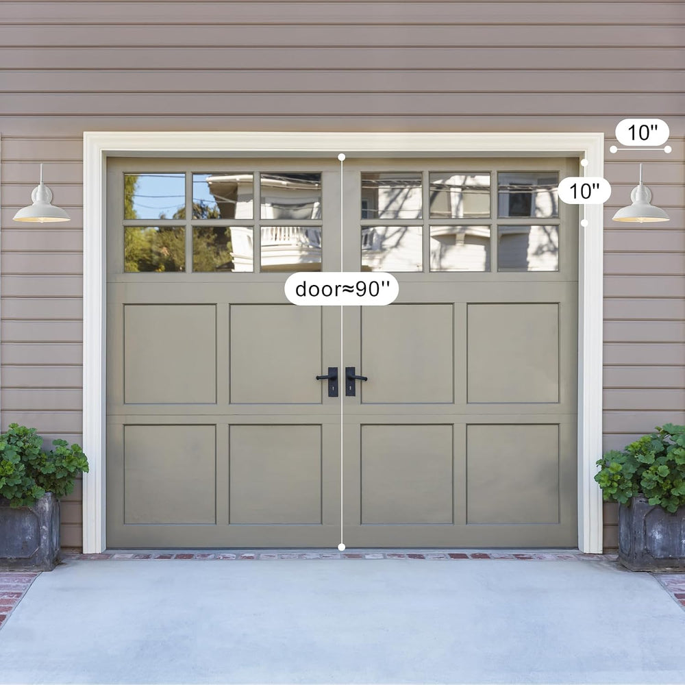10" Outdoor Barn Lights for Farmhouse, Gooseneck Outdoor Light in Matte ...