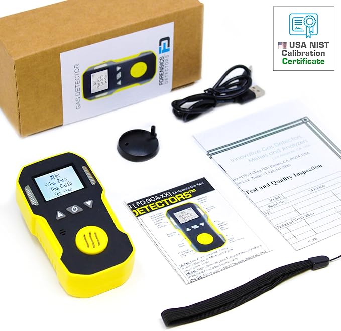 Carbon Monoxide CO Meter by Forensics | USA NIST Calibration | Dust & Exp...