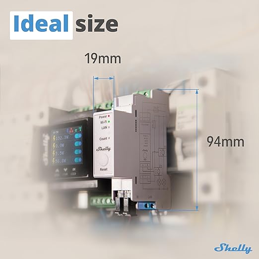 Shelly Pro EM 50A | Wi-Fi & LAN Energy Meter