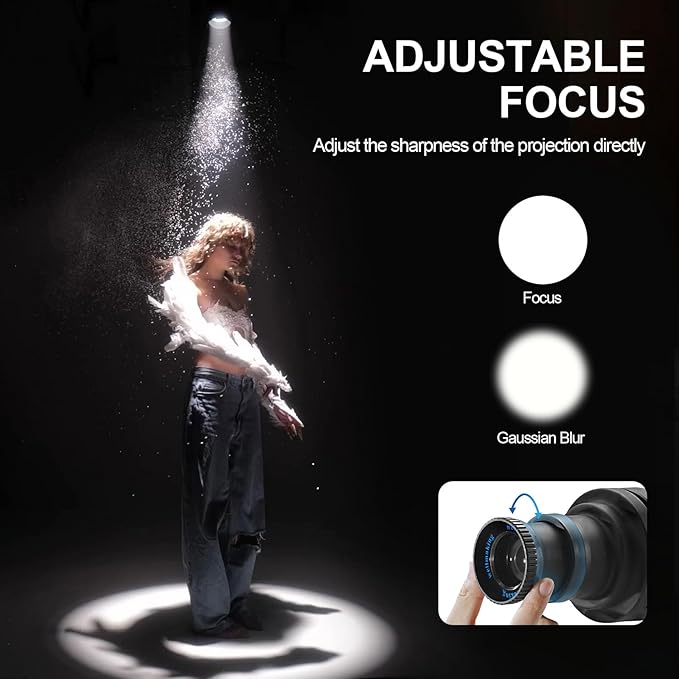 Alluneitter S-80 Bowens Mount Optical Conical Snoot Spotlight Kit. Adjustable