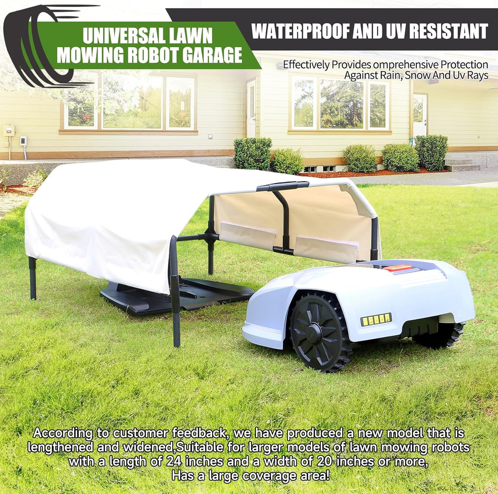 Garage for Robot Lawn Mower,for All Models on the Market (Plus Size)