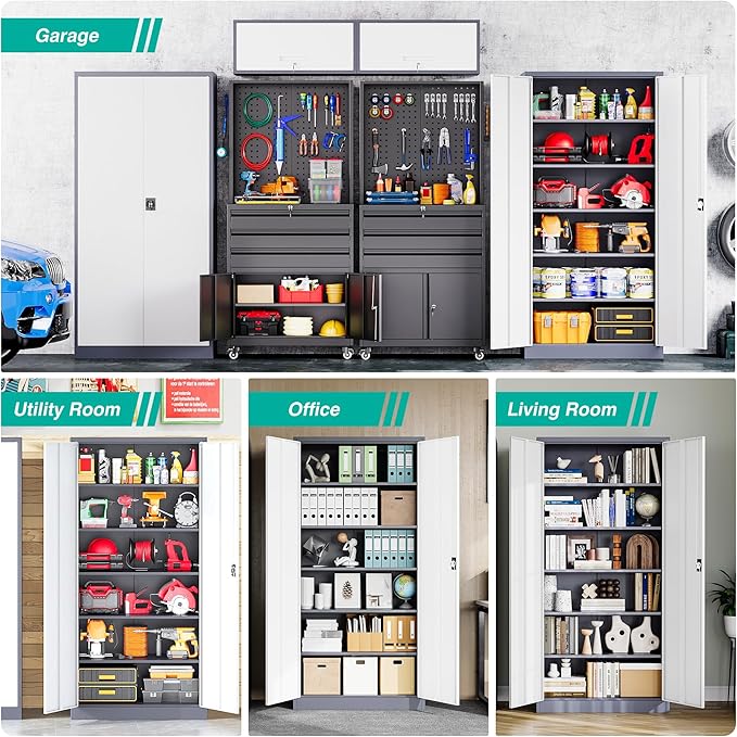 Wide & Deep Metal Storage Cabinet