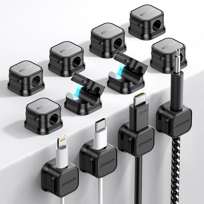 12 Pack Magnetic Cable Management Clips, Phone Electric Charging Cord Holder