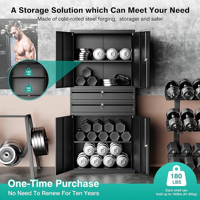 SISESOL Metal Storage Cabinet