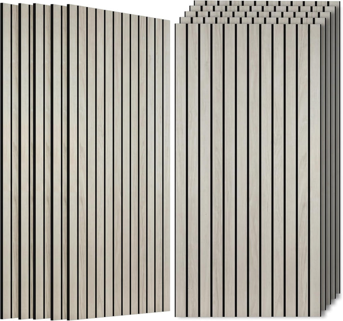 10 Pack Large Acoustic Panels 47.2”x23.6”, Decorative Acoustic Wall Panel