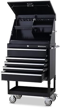 Montezuma ME300B 30-Inch Portable TRIANGLE Toolbox, Black