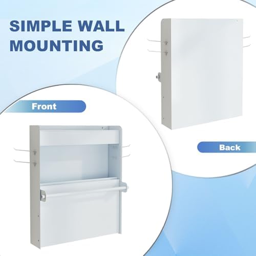 Wall Mount Design Trailer Cabinet With Flip Out Work Tray And Storage Hooks