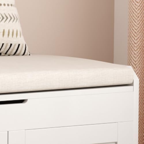 HOMEFORT 54.4" Shoe Bench with Lift Top Storage, Entryway Bench with Cus...