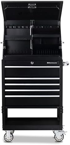 Montezuma ME300B 30-Inch Portable TRIANGLE Toolbox, Black