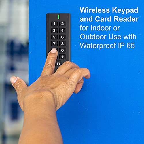 Visionis VIS-3200 Outdoor IP65 Black Access Control Kit with Wireless RFID Ke...