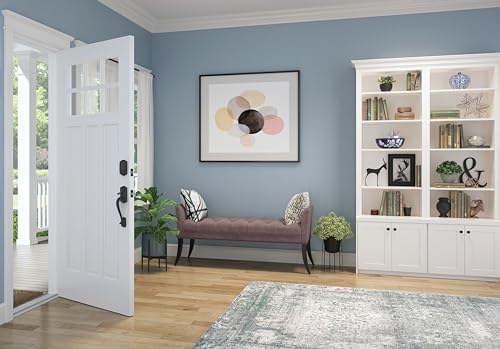 Schlage Encode Smart WiFi Deadbolt Lock with Camelot Trim, Matte Black