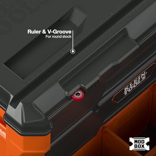 Klein Tools 54890MB MODbox Three Drawer Rolling Toolbox, Tool Storage, Ball B...