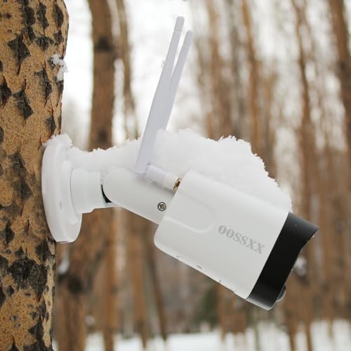 OOSSXX 5MP Security Wireless Camera System Outdoor Exterior Cameras