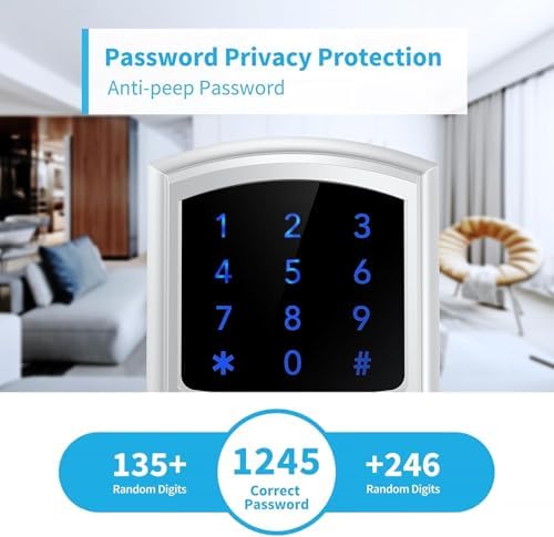 Signstek Keyless Entry,Digital Smartcode Door Lock for Front Door,Keypad Door...