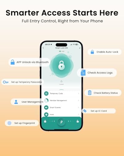 Smart Door Locks for Front Door Keyless Entry Fingerprint Door Lock