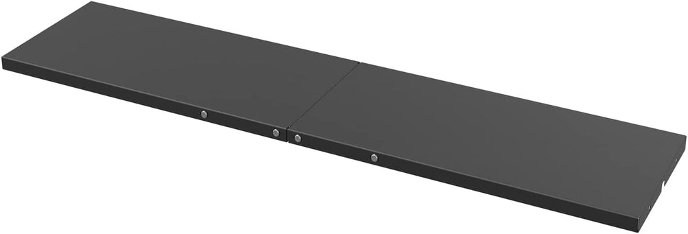 1-Piece Black Metal Laminate Shelf, 51”*13”*1” for Mrosaa Large 38cu.f Horizo...