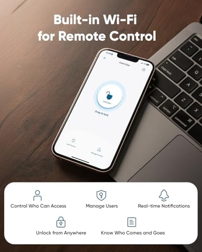 eufy Security Smart Lock C30, Keyless Entry Door Lock, Built-in Wi-Fi