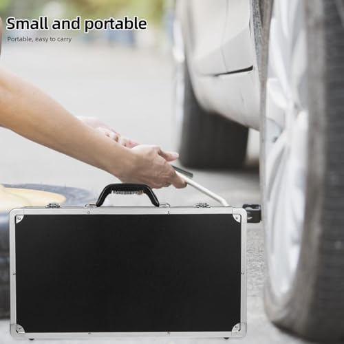 DOITOOL Aluminum Tool Box, Hard Storage Case with Foam Inserts