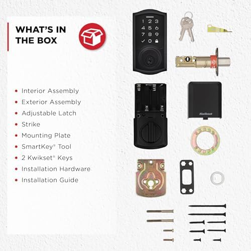Kwikset SmartCode 270 Keyless Entry Electronic Touchpad Deadbolt Door Lock wi...