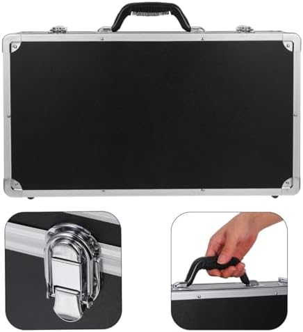 DOITOOL Aluminum Tool Box, Hard Storage Case with Foam Inserts