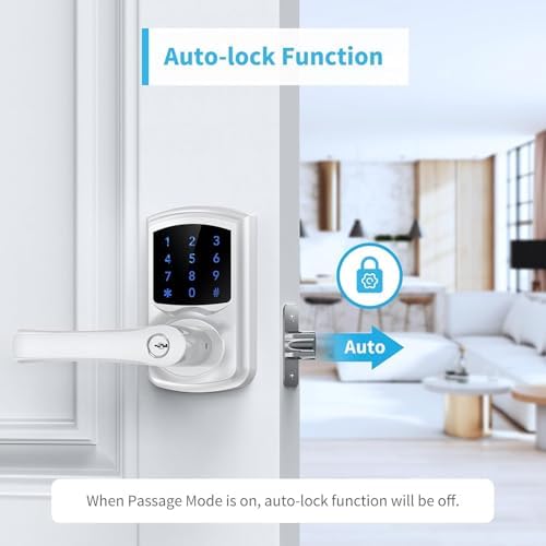 Signstek Keyless Entry,Digital Smartcode Door Lock for Front Door,Keypad Door...