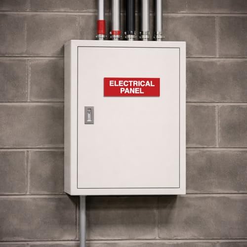 All Quality Basic Electrical Panel Sign (5 Pack)