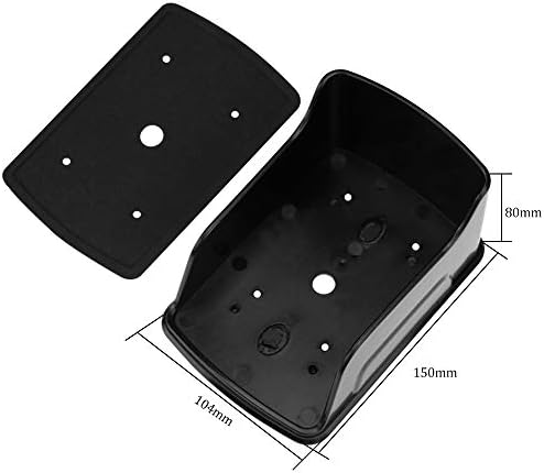 10 RFID Keychains + Waterproof Rain Cover + RFID Metal Keypad Supports 1000 U...