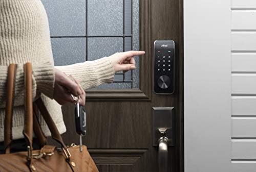 Alfred DB2-B Smart Door Lock Deadbolt Touchscreen Keypad, Pin Code + Key Entr...