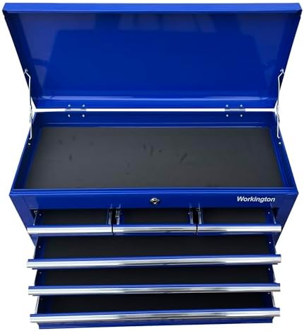 Workington Portable Metal Tool Chest with 6 Drawers, 24" 6-Drawer Tool C...