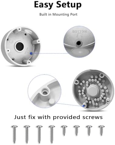 Universal Bullet Security Camera Base Junction Box