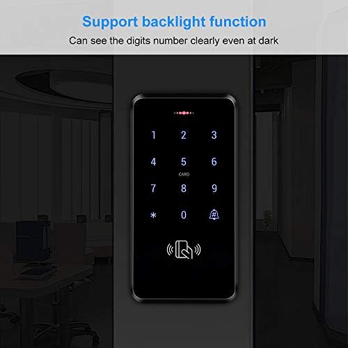 Outdoor Door Access Control System Kit IP68 Waterproof RFID Keypad Card Reade...